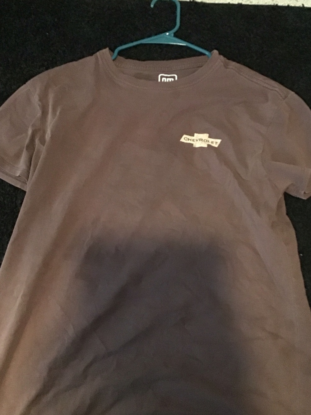 Nike Brown Short-Sleeve Crew T-Shirt with Small Chest Logo